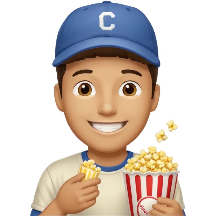 
a man enjoying a movie emoji