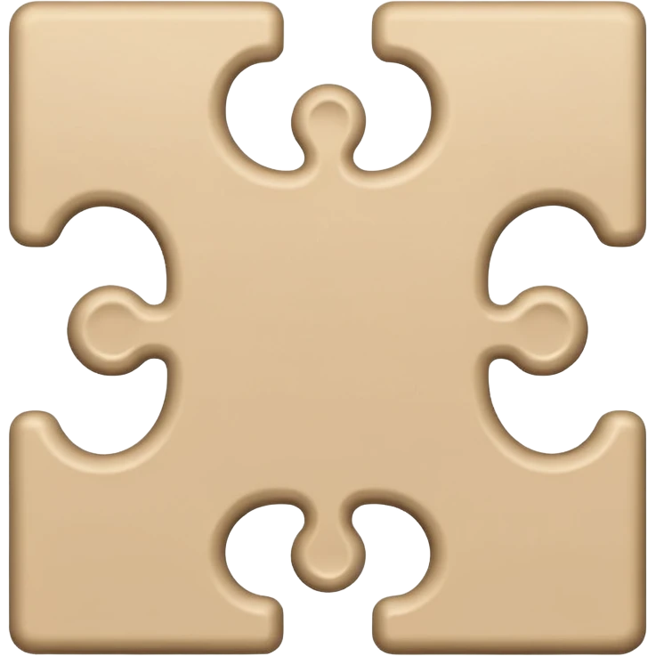 single-puzzle-piece-in-a-beige-color,-representing-a-flexible-or-undefined-category emoji