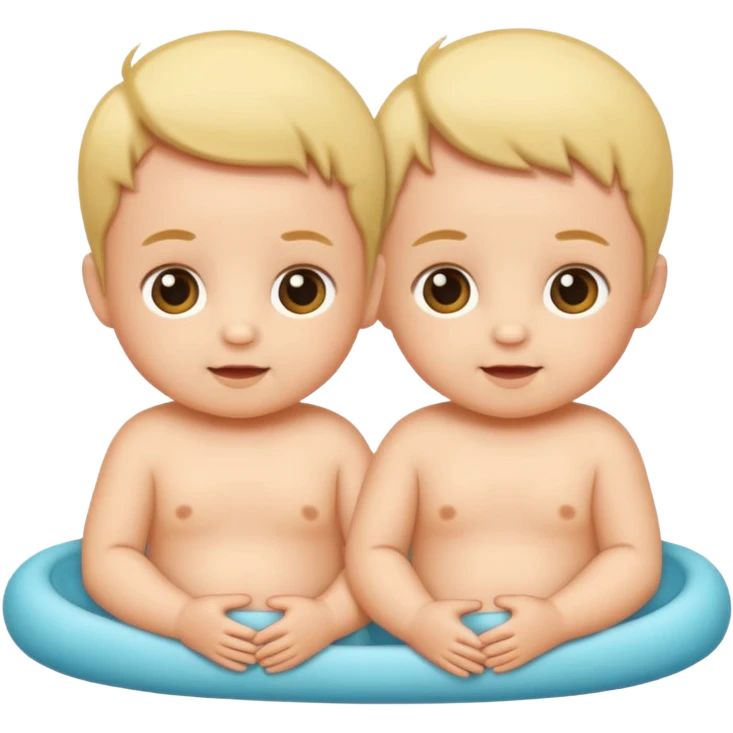 Two baby twins emoji