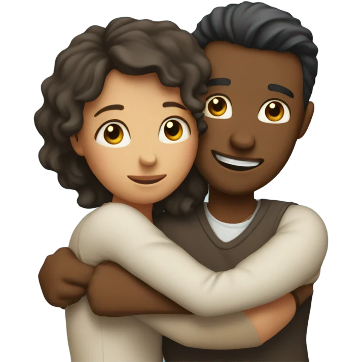 A couple hugging with each other  emoji