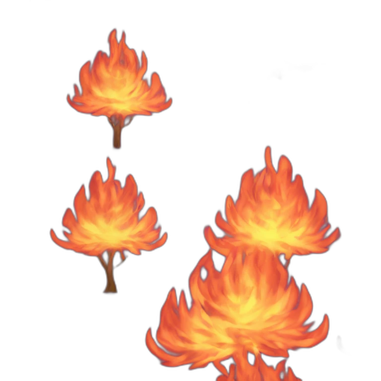 burning bush emoji