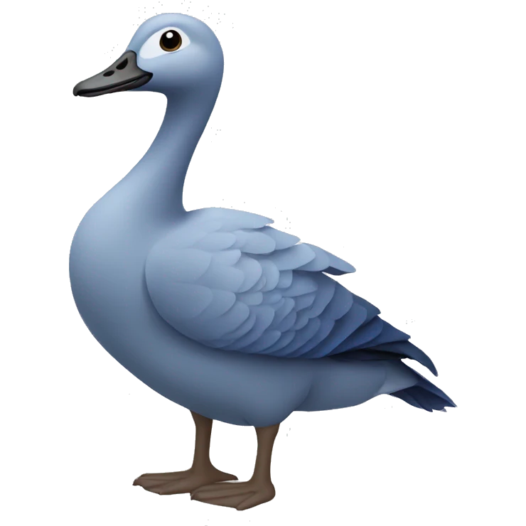 Blue goose emoji