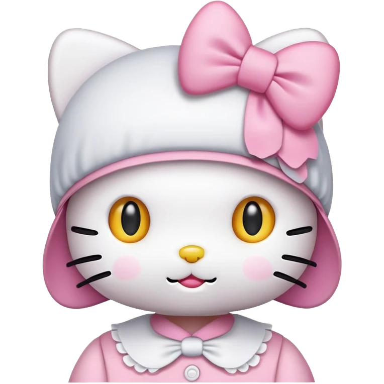 Hello Kitty with Bonnet emoji