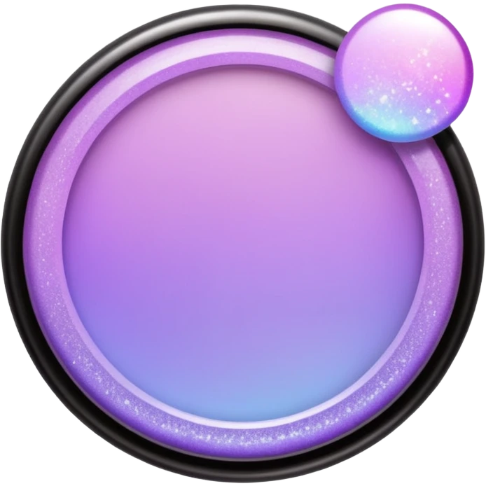 lilac gradient glitter cosmetics emoji