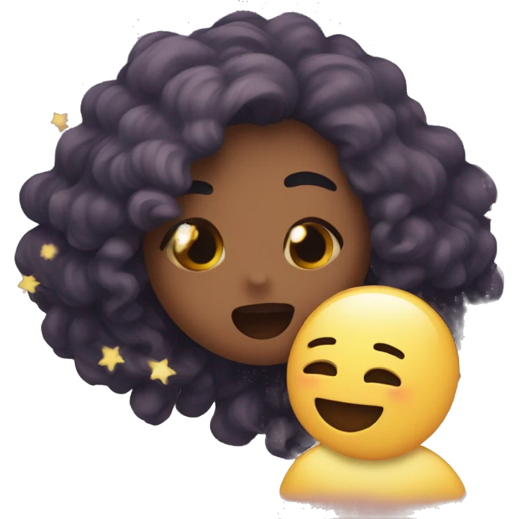 Love with falling stars emoji