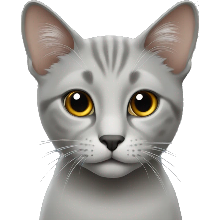 Cat Grey tant emoji
