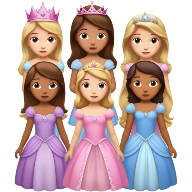 girls in a princess dress emoji