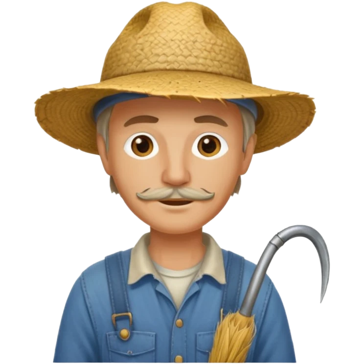 farmer sickel emoji