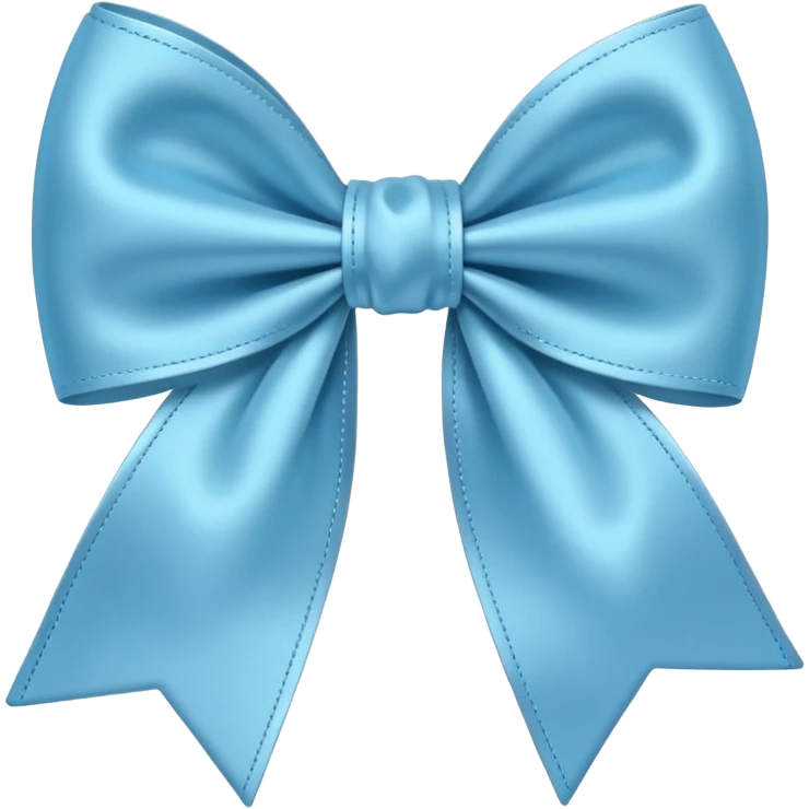 Light blue bow emoji