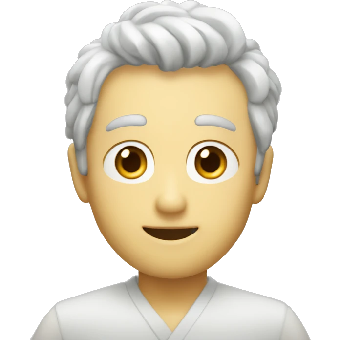 saturo gojo qui sourit emoji