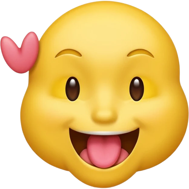 Fassa um emoji simples aquele da carinha amarelo dando língua e dando coloco de forma bem rebelde emoji