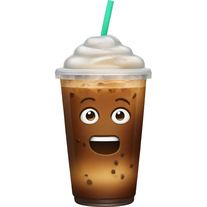 iced coffee emoji
