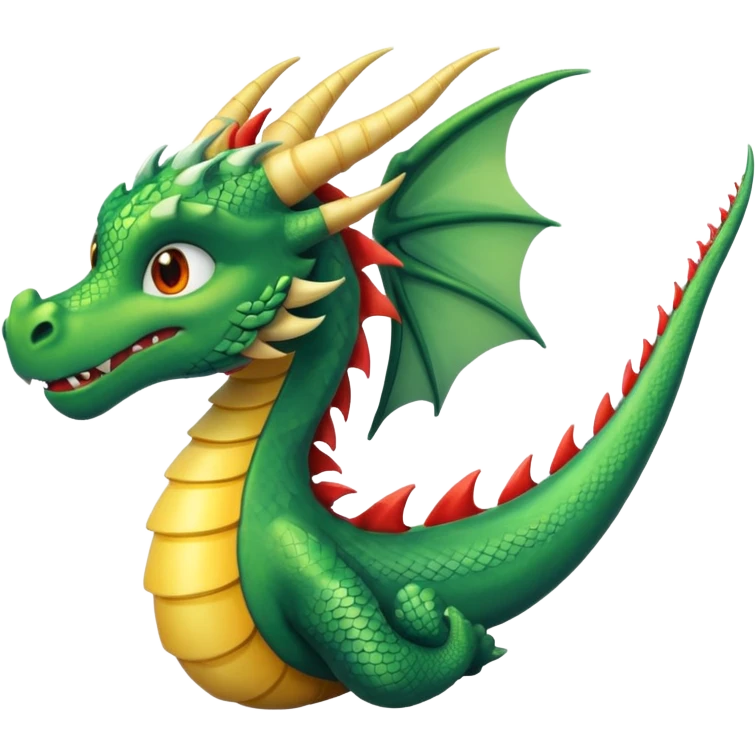 Dragon tail emoji