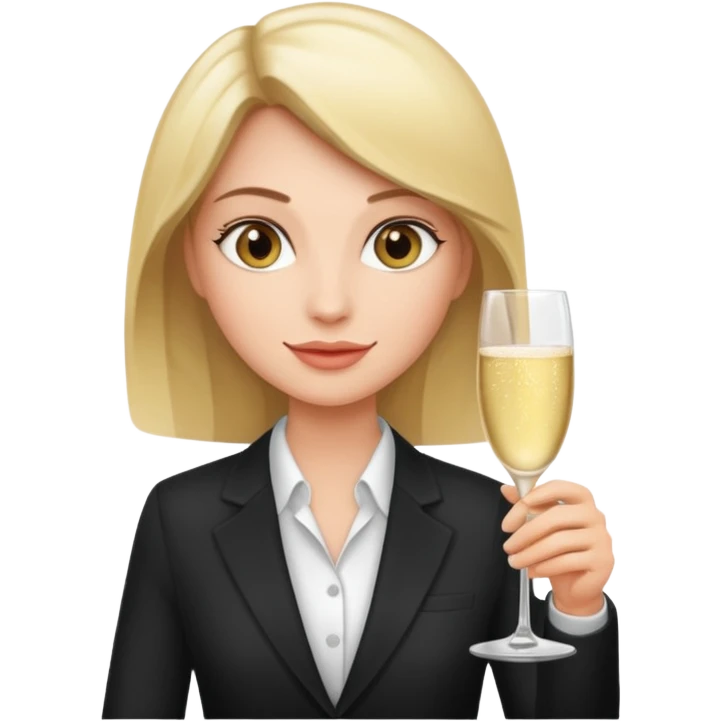 marketing agent with glass emoji
