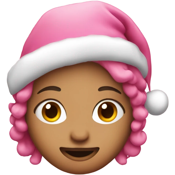 pink cute christmas  emoji