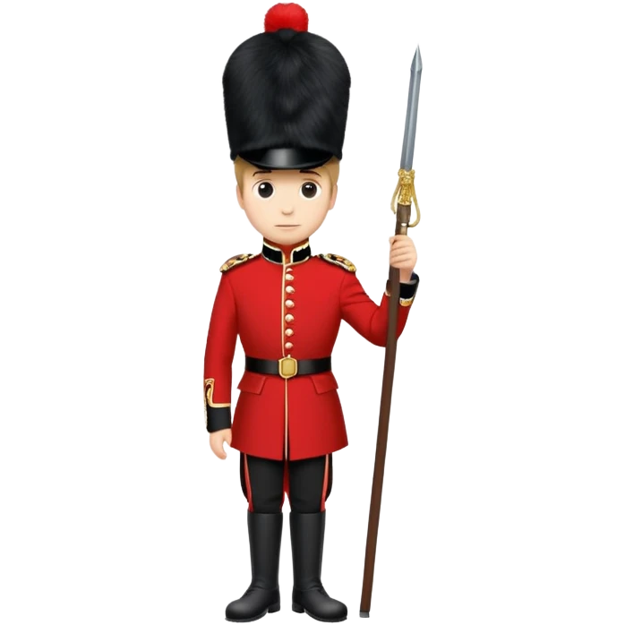 British royal guard with tall hat emoji