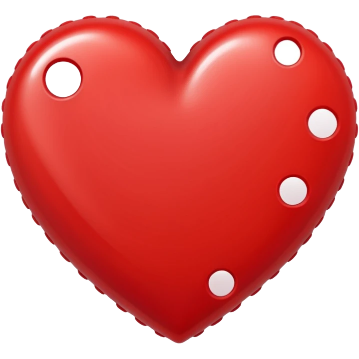 heart with a dotted border emoji