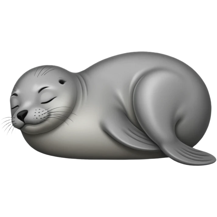 Seal sleep emoji