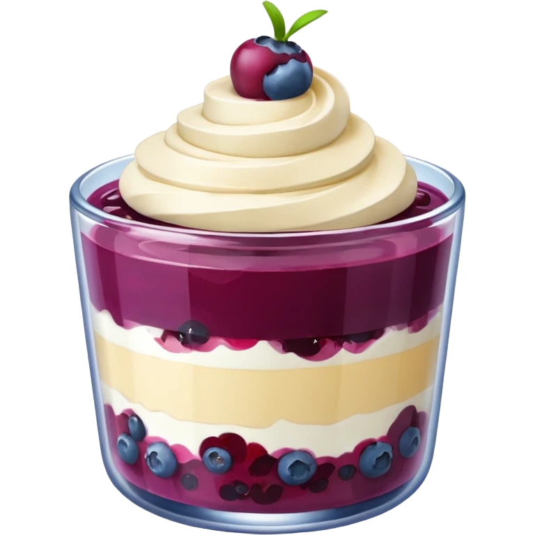 blueberry parfait emoji