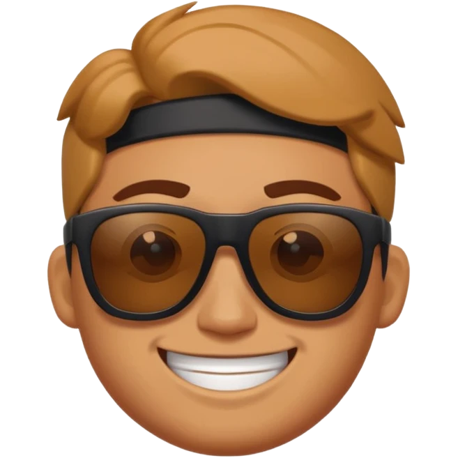 Brawl Stars character with sunglasses emoji