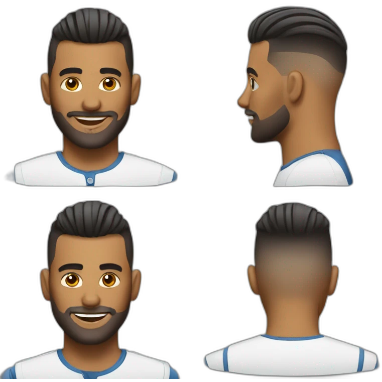 barber fade haircut emoji