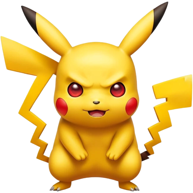 Angry pikacchu emoji