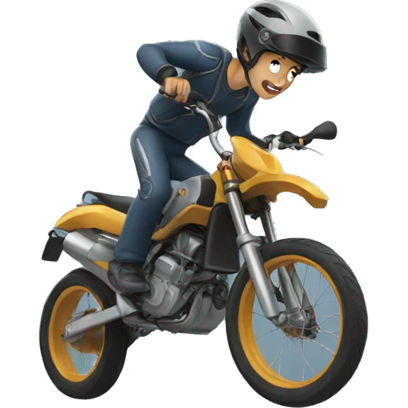 wheelie  emoji