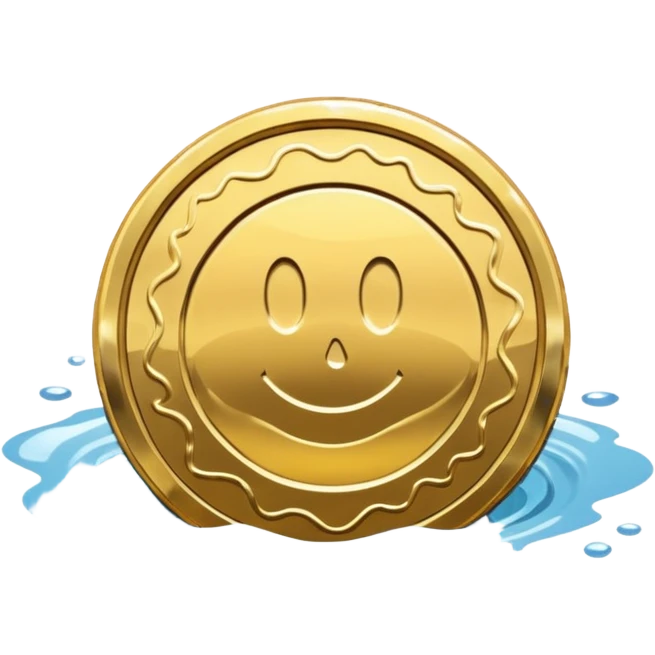 Coin in Water emoji