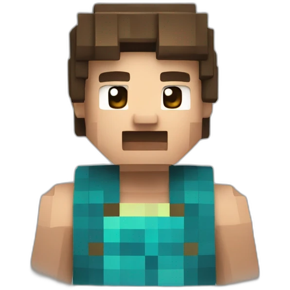 Steve from Minecraft emoji