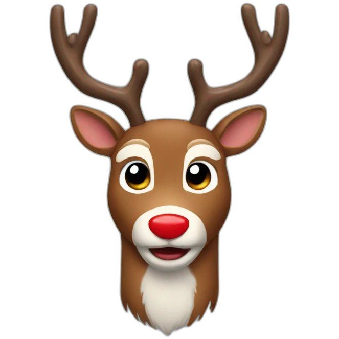Rudolph emoji