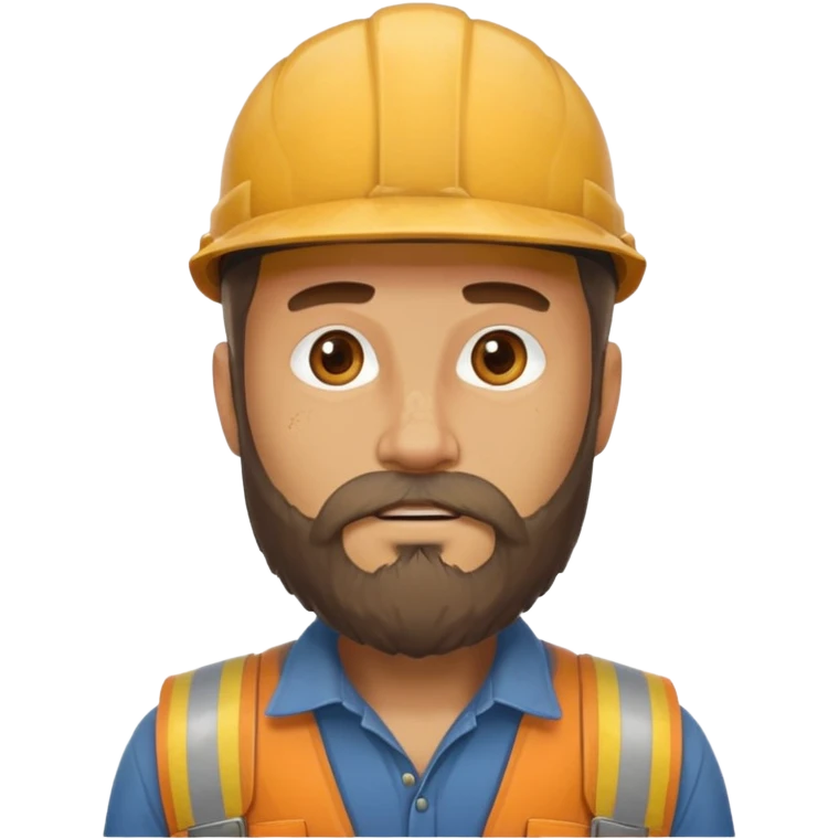 bearded courier emoji