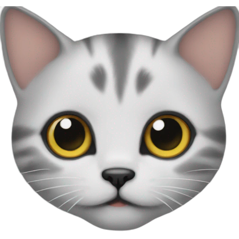 Extremely small kitten with immense eyes emoji