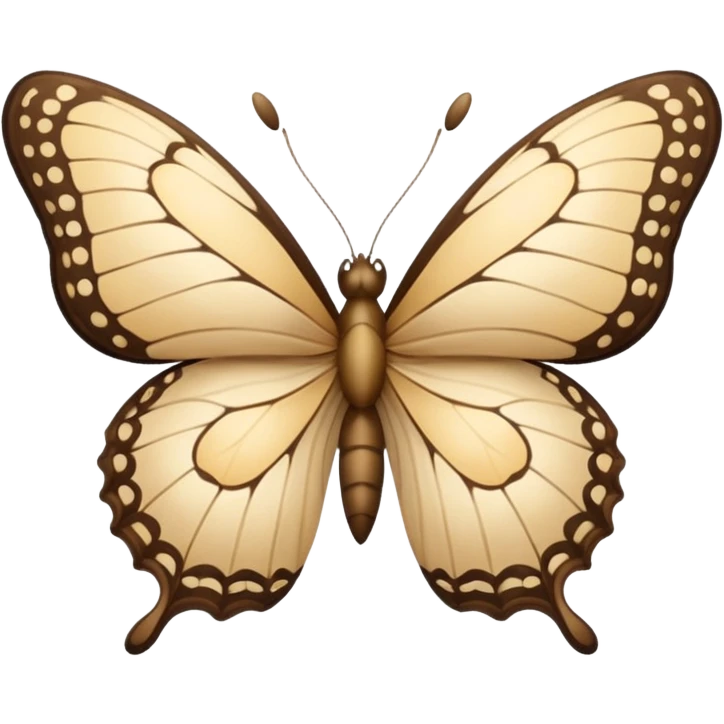 бабочка beige emoji