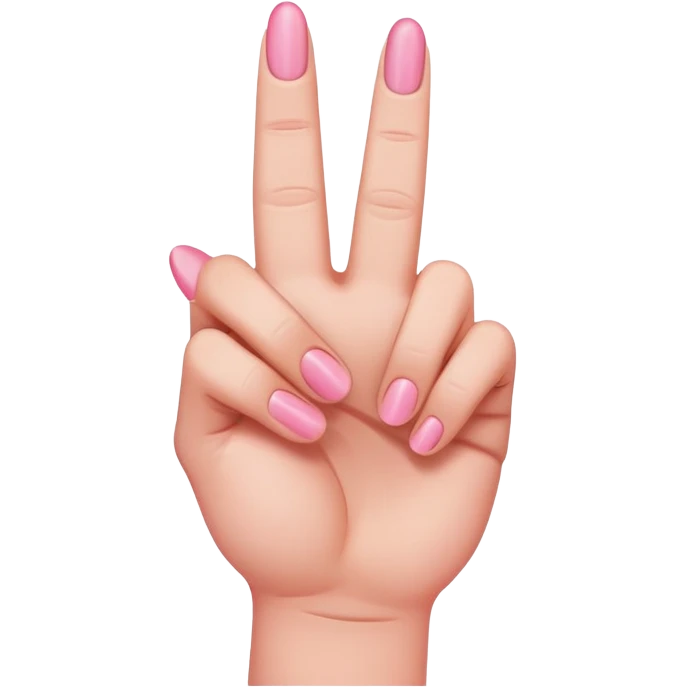 pink middle finger emoji