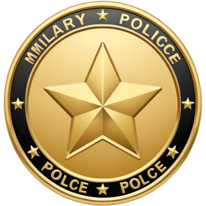 minimal Attack on Titan Military Police badge emoji
