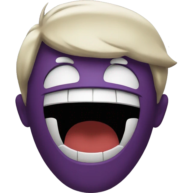 Evil laughing emoji
