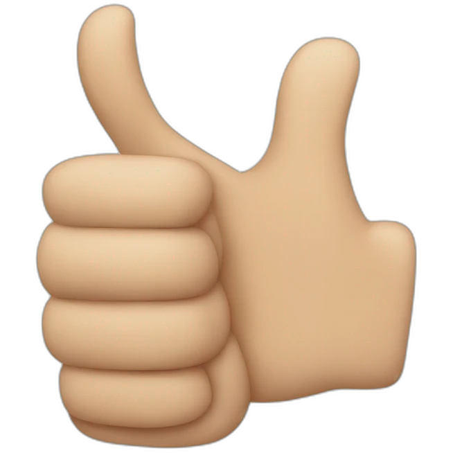 Thumbs up emoji