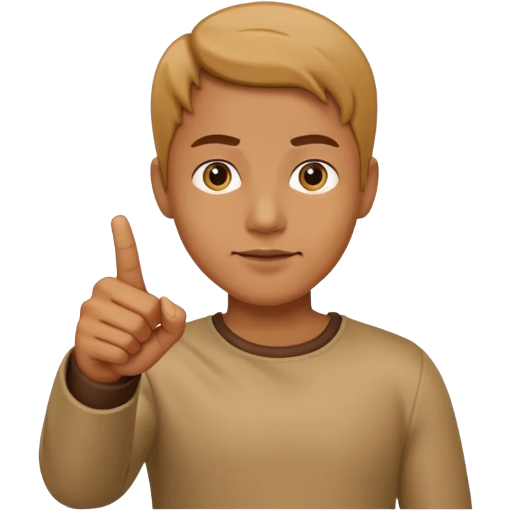 POINTING FINGER DIRECTLY TO CAMERA emoji