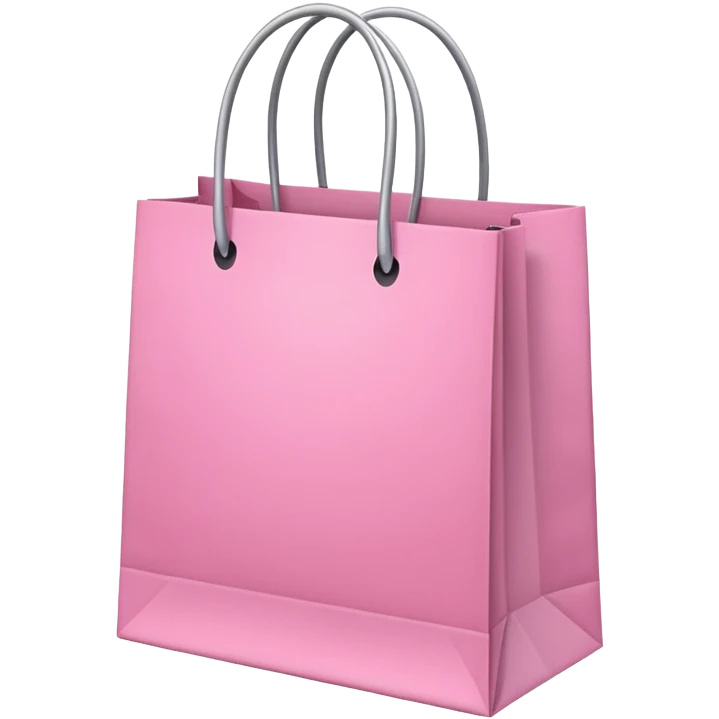 pink girly shopping bag emoji