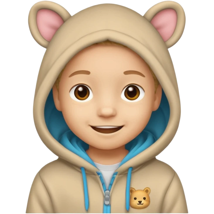 Animal Hoodie Kid emoji