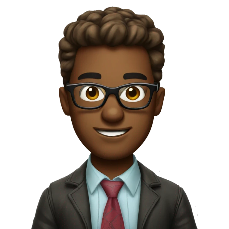 Spider-Man with glasses emoji