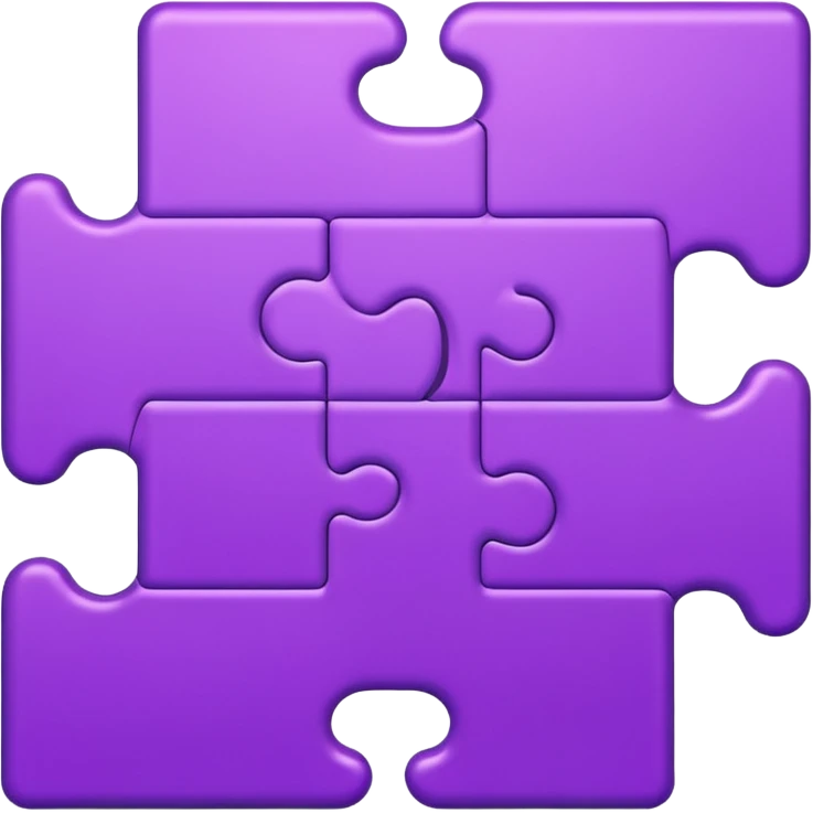 purple puzzel  emoji
