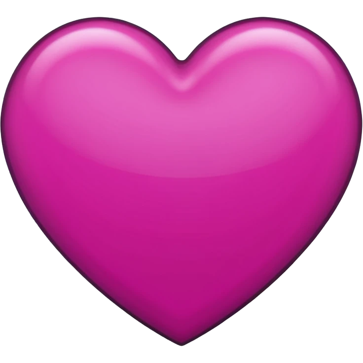 magenta and black heart emoji