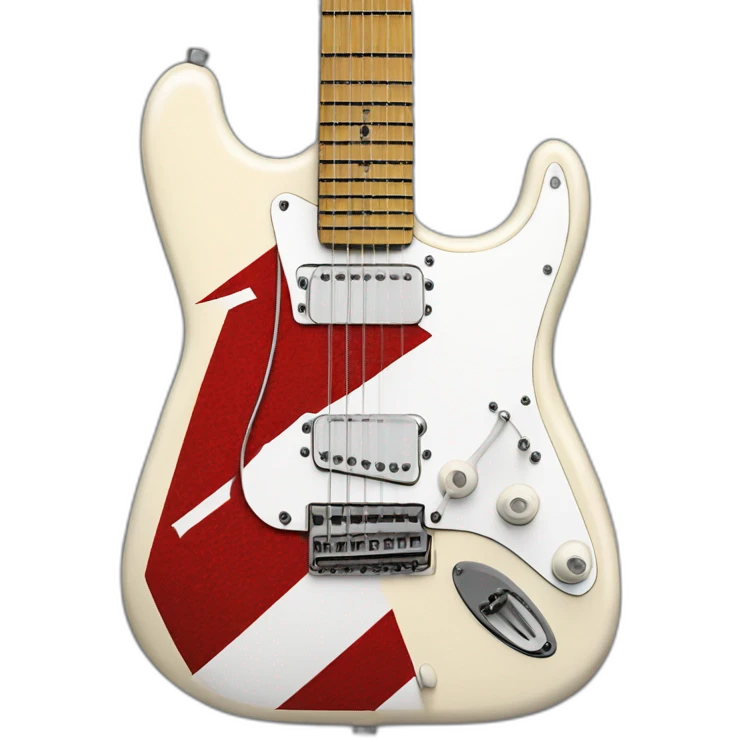 Eddie Van Halen's Frankenstrat guitar emoji