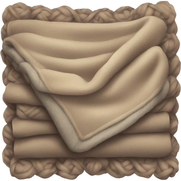 Cozy blanket emoji
