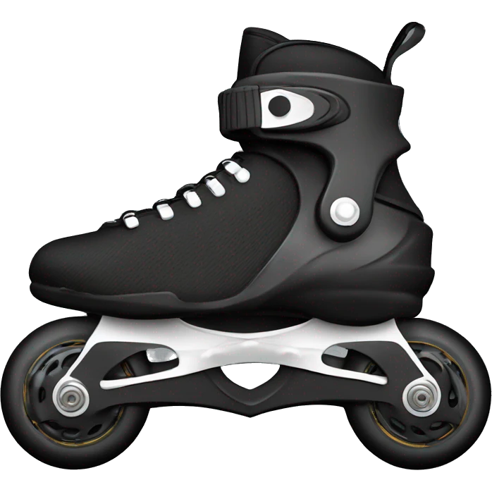 a black rollerblade inline skate, the model called "TWISTER XT" emoji
