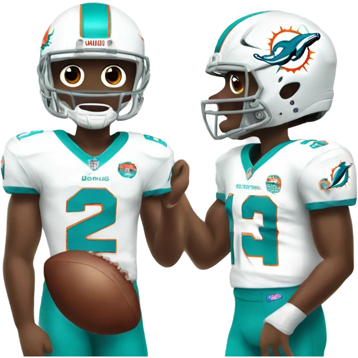 Miami dolphins football emoji
