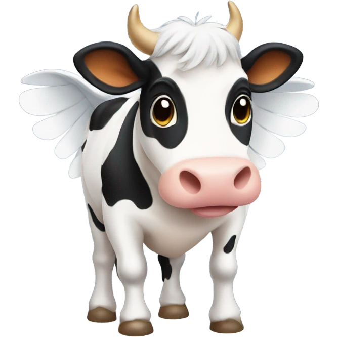 Cow with wings emoji