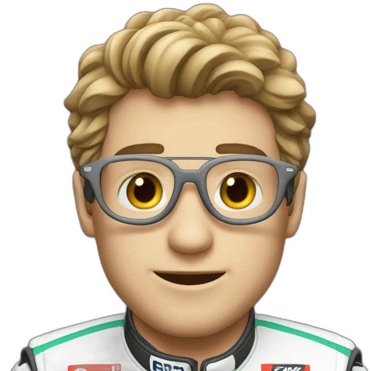 Formula 1 driver qui fait un pouce emoji