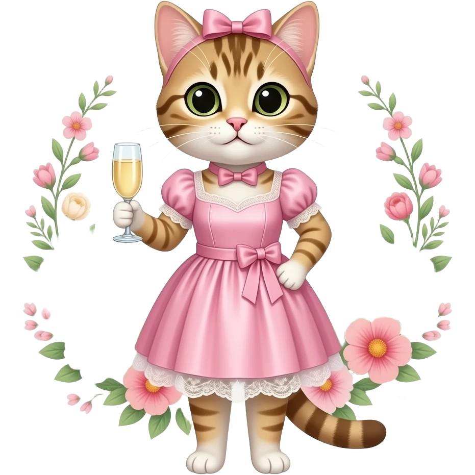a bachelorette cat emoji